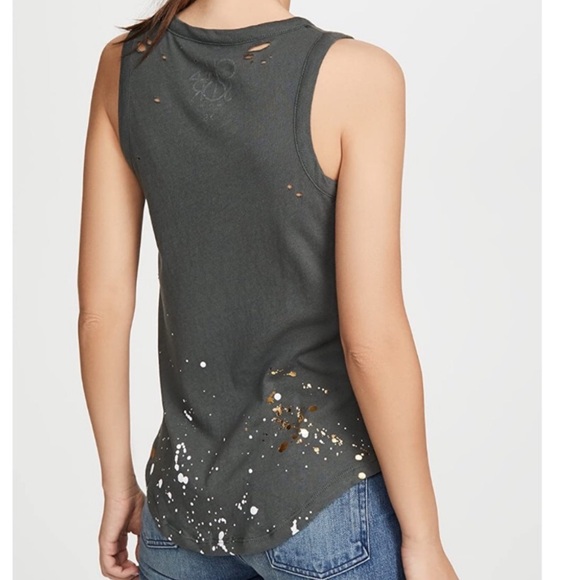 🆕 Chaser Lightning Bolt Distressed Muscle Tank - Picture 2 of 4